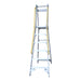Indalex PROPSHR Pro Series Aluminium Platform Handrails shown attached to a platform ladder on a white background