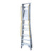 Indalex PROPSHR Pro Series Aluminium Platform Handrails attached to a ladder on a white background