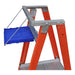 Indalex PROPTT Pro Series Platform Tool Tray attached to ladder on white background