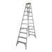 Indalex PROS10D 3.0M  Industrial Aluminium 180KG Pro Series Double Sided Step Ladder, view 1, on white background