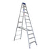 Indalex PROS12 3.7M  Industrial Aluminium 150KG Pro Series Single Sided Step Ladder, view 1, on white background