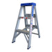 Indalex PROS3 0.9M  Industrial Aluminium 180KG Pro Series Single Sided Step Ladder, view 1, on white background