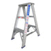 Indalex PROS3D 0.9M  Industrial Aluminium 180KG Pro Series Double Sided Step Ladder, view 1, on white background