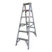 Indalex PROS6D 1.8M  Industrial Aluminium 180KG Pro Series Double Sided Step Ladder, view 1, on white background