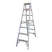 Indalex PROS7D 2.1M  Industrial Aluminium 180KG Pro Series Double Sided Step Ladder, view 1, on white background