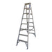 Indalex PROS8D 2.4M  Industrial Aluminium 180KG Pro Series Double Sided Step Ladder, view 1, on white background