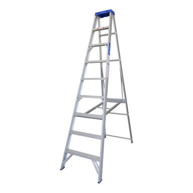 Indalex PROS9 2.7M  Industrial Aluminium 180KG Pro Series Single Sided Step Ladder, view 1, on white background
