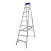 Indalex PROS9 2.7M  Industrial Aluminium 180KG Pro Series Single Sided Step Ladder, view 1, on white background