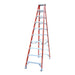 Indalex PROSF10D 3.0M  Industrial Fibreglass 180KG Pro Series Double Sided Step Ladder, view 1, on white background