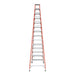 Indalex PROSF14D 4.3M  Industrial Fibreglass 150KG Pro Series Double Sided Step Ladder, view 2, on white background