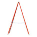 Indalex PROSF16D 4.9M  Industrial Fibreglass 150KG Pro Series Double Sided Step Ladder, view 1, on white background