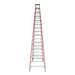 Indalex PROSF16D 4.9M  Industrial Fibreglass 150KG Pro Series Double Sided Step Ladder, view 3, on white background