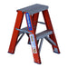 Indalex PROSF2D 0.6M  Industrial Fibreglass 180KG Pro Series Double Sided Step Ladder, view 3, on white background
