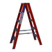 Indalex PROSF5D 1.5M  Industrial Fibreglass 180KG Pro Series Double Sided Step Ladder, view 2, on white background