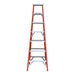 Indalex PROSF7D 2.1M  Industrial Fibreglass 180KG Pro Series Double Sided Step Ladder, view 1, on white background