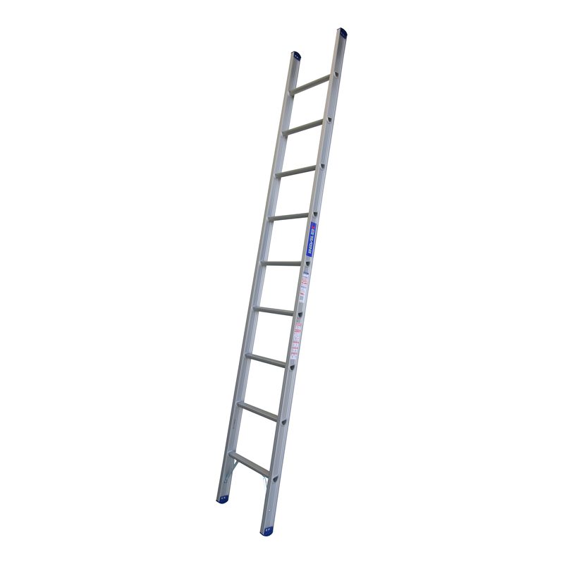 Indalex PROSG10 3.0M  Industrial Aluminium 180KG Pro Series Single Ladder, view 1, on white background