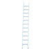 Indalex PROSG12 3.7M  Industrial Aluminium 180KG Pro Series Single Ladder, view 1, on white background