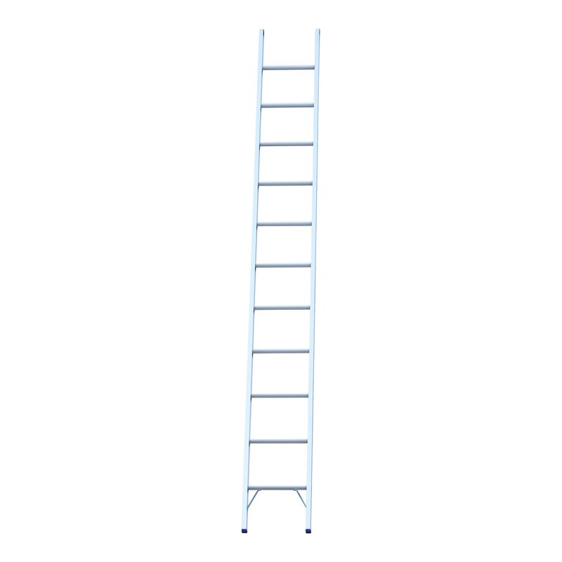 Indalex PROSG12 3.7M  Industrial Aluminium 180KG Pro Series Single Ladder, view 1, on white background