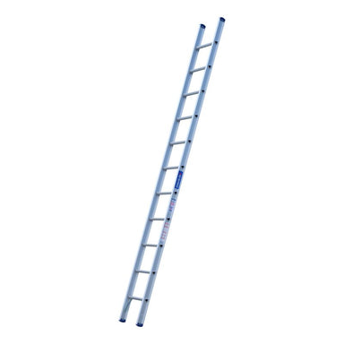 Indalex PROSG12 3.7M  Industrial Aluminium 180KG Pro Series Single Ladder, view 2, on white background