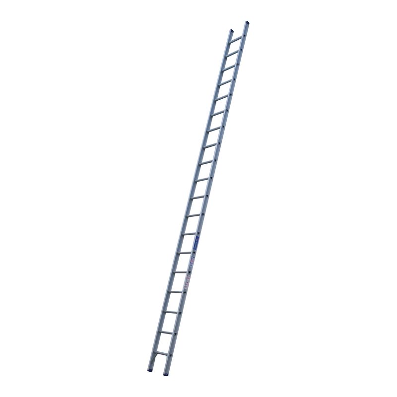 Indalex PROSG20 6.1M  Industrial Aluminium 180KG Pro Series Single Ladder, view 1, on white background
