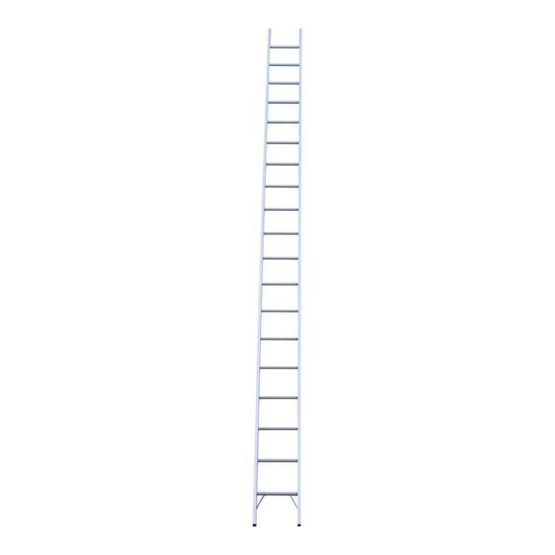 Indalex PROSG20 6.1M  Industrial Aluminium 180KG Pro Series Single Ladder, view 2, on white background
