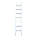 Indalex PROSG8 2.4M  Industrial Aluminium 180KG Pro Series Single Ladder, view 2, on white background