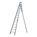 Indalex PROT14 4.3M  Industrial Aluminium 150KG Pro Series Orchard Ladder, view 3, on white background