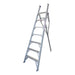 Indalex PROT8 2.4M Industrial Aluminium 150KG Pro Series Orchard Ladder, view 3, on white background