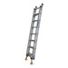 Indalex PROX14 2.6M-4.1M  Industrial Aluminium 180KG Pro Series Extension Ladder - Level Arc, view 2, on white background