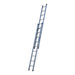 Indalex PROX18-SF 3.2M-5.3M  Industrial Aluminium 180KG Pro Series Extension Ladder - Swivel Feet, view 1, on white background