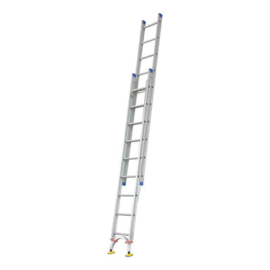 Indalex PROX18 3.2M-5.3M  Industrial Aluminium 180KG Pro Series Extension Ladder - Level Arc, la extend, on white background