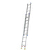 Indalex PROX18 3.2M-5.3M  Industrial Aluminium 180KG Pro Series Extension Ladder - Level Arc, la extend, on white background