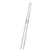 Indalex PROX26-SF 4.4M-7.8M  Industrial Aluminium 150KG Pro Series Extension Ladder - Swivel Feet, prox26sf extended, on white background