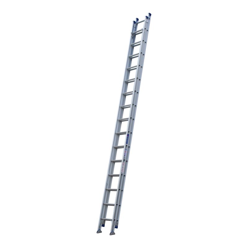 Indalex PROX30-SF 5.0M-9.0M  Industrial Aluminium 150KG Pro Series Extension Ladder - Swivel Feet, view 7, on white background