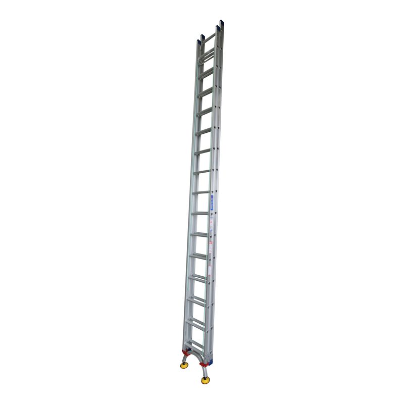 Indalex PROX30 5.0M-9.0M  Industrial Aluminium 150KG Pro Series Extension Ladder - Level Arc, view 2, on white background