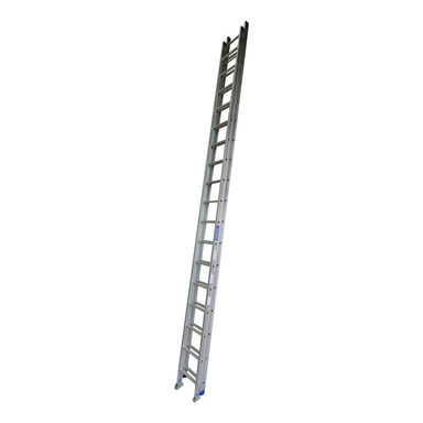 Indalex PROX33-SF 5.6M-9.9M  Industrial Aluminium 130KG Pro Series Extension Ladder - Swivel Feet, view 1, on white background