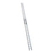 Indalex PROX36-SF 6.3M-10.8M  Industrial Aluminium 130KG Pro Series Extension Ladder - Swivel Feet, extended, on white background