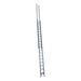 Indalex PROX36 6.3M-10.8M  Industrial Aluminium 130KG Pro Series Extension Ladder - Level Arc, extended, on white background