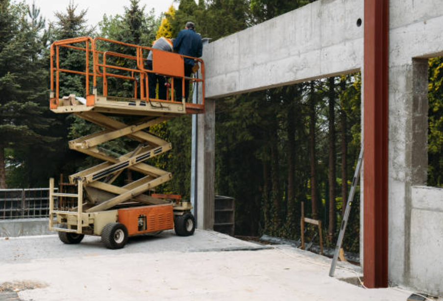 19ft Electric Scissor Lift - DEMO PRODUCT ONLY, NOT FOR SALE