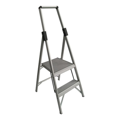 Indalex TRDP5/2 0.6M Industrial Aluminium 120KG Tradesman Slimline Platform Ladder on white background