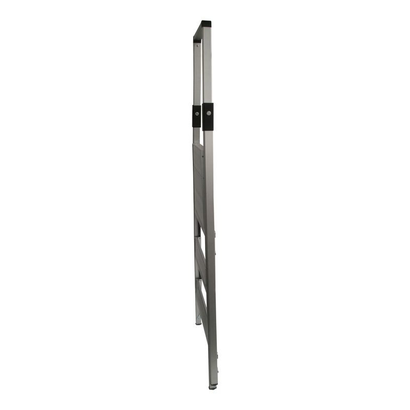 Indalex TRDP6/3 0.9M Industrial Aluminium 120KG Tradesman Slimline Platform Ladder folded side profile on white background