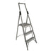 Indalex TRDP6/3 0.9M Industrial Aluminium 120KG Tradesman Slimline Platform Ladder on white background
