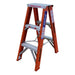 Indalex TRDSF3D 0.9M Industrial Fibreglass 150KG Tradesman Double Sided Step Ladder on white background