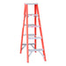 Indalex TRDSF5D 1.5M Industrial Fibreglass 150KG Tradesman Double Sided Step Ladder on white background