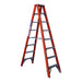 Indalex TRDSF8D 2.4M Industrial Fibreglass 135KG Tradesman Double Sided Step Ladder on white background