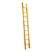 Indalex TRDSGF10 3.0M Industrial Fibreglass 135KG Tradesman Single Ladder on white background