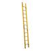 Indalex TRDSGF12 3.7M Industrial Fibreglass 135KG Tradesman Single Ladder on white background