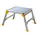 Indalex TRDWP60 0.6M x 0.6M Industrial Aluminium 120KG Tradesman Work Platform angled view on white background