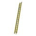 Indalex TRDXF26 4.9M-8.2M Industrial Fibreglass 120KG Tradesman Extension Ladder angled view on white background