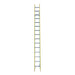 Indalex TRDXF26 4.9M-8.2M Industrial Fibreglass 120KG Tradesman Extension Ladder front view on white background